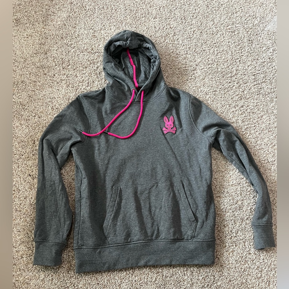 Psycho Bunny Hoodie Gray Small